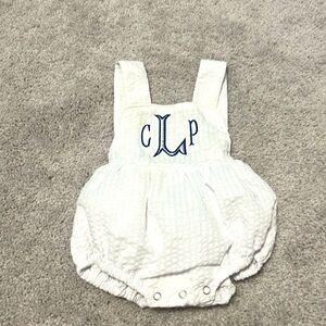 CLP smocked bubble outfit